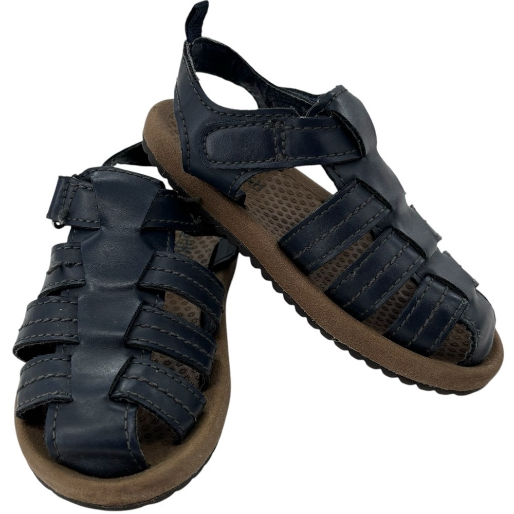 OshKosh B’Gosh FishermanToddler Navy Sandals Size 8